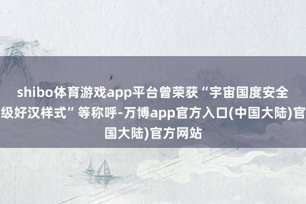 shibo体育游戏app平台曾荣获“宇宙国度安全系统二级好汉样式”等称呼-万博app官方入口(中国大陆)官方网站